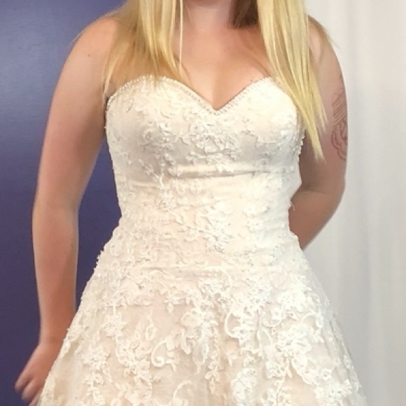 Symphony of Venus Blush Wedding Dress - Picture 2 of 16